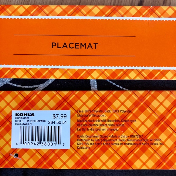 5 Mats Super Cool Halloween Placemats - Picture 6 of 12